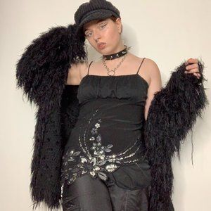 Vintage Sequin Layered Tank